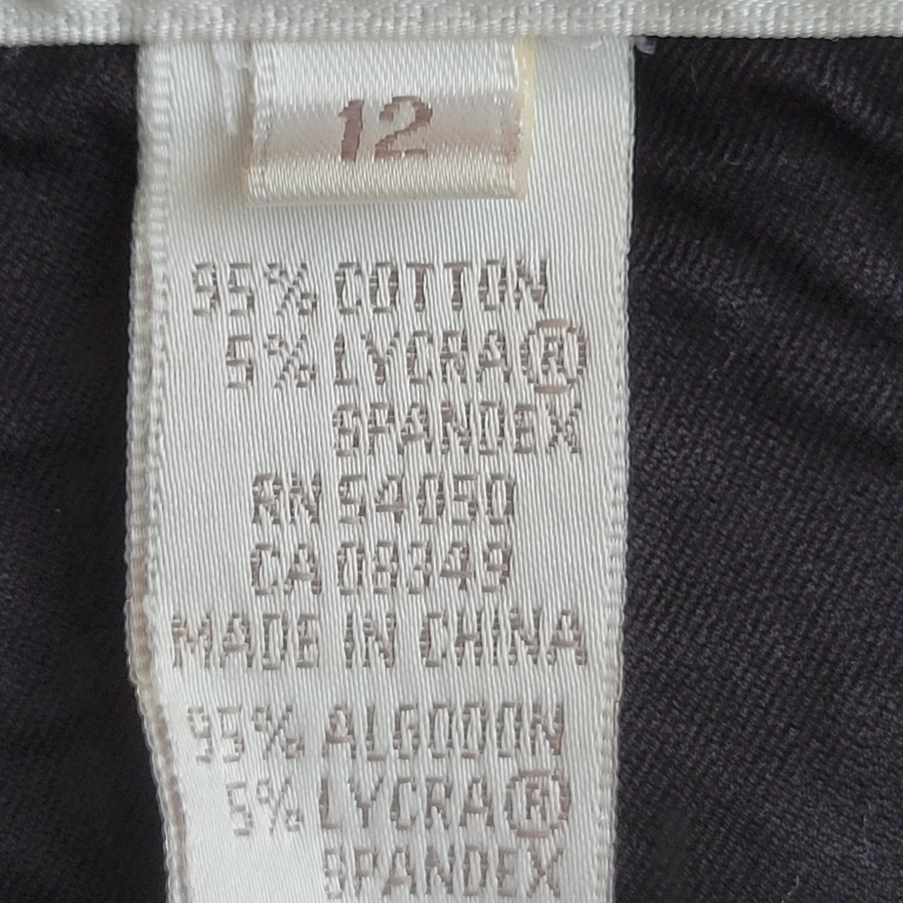 Y2K Sleeveless Cotton Stretch Dress EUC | Ladies 12 Black Jones New York - Picture 7 of 14